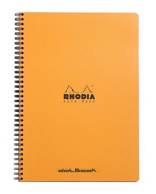 Rhodia wirebound dot grid notebook