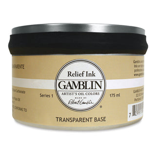 Gamblin Oil Relief Inks transparent base