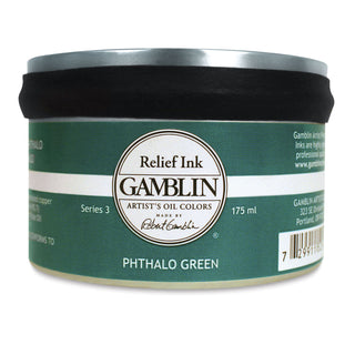 Gamblin Oil Relief Inks Pthalo Green