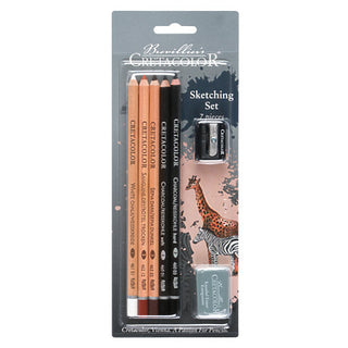 Artist Pencil Sketching Safari 7-Piece Set