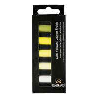 HALF STICK SET COOL YELLOWS 5PC SOFT PASTELS