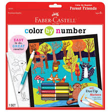 FOREST FRIENDS COLOR BY NUMBER