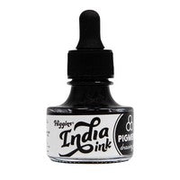HIGGINS PIGMENTED WATERPROOF INK 1OZ BLACK INDIA