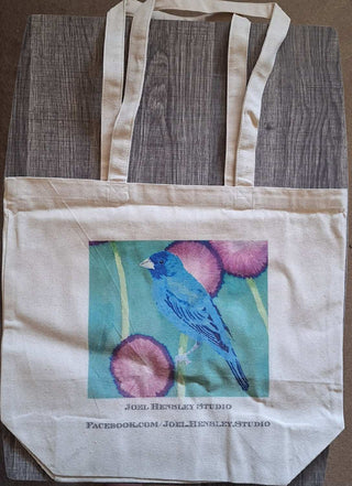 Indigo Bunting Tote Bag