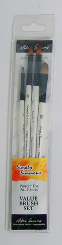 JUST FILBERTS BRUSH SET SIMPLY SIMMONS
