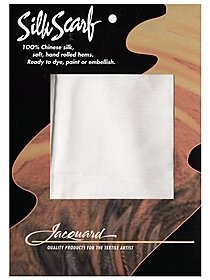 Jacquard Blank Silk Scarves 8 x 54