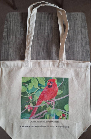 January Cardinal Tote Bag