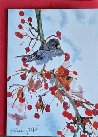 Junco Blank Greeting Card