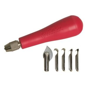 Speedball Linoleum Cutter with Handle Assortments No. 37