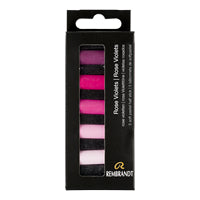 HALF STICK SET ROSE VIOLETS  5PC SOFT PASTELS