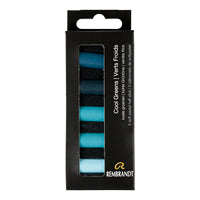 HALF STICK SET COOL GREENS 5PC SOFT PASTEL