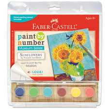 SUNFLOWERS PAINT BY NUMBER