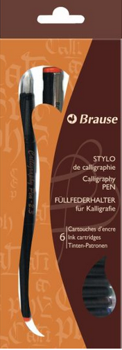 Brause - Calligraphy Pen - 1.1 mm Tip - Refillable
