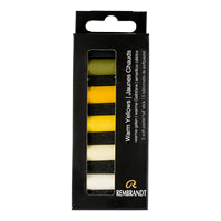 HALF STICK SET WARM YELLOWS 5PC SOFT PASTEL