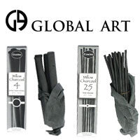 Coates Willow Charcoal 12 mm - 14 mm, extra thick, box of 4