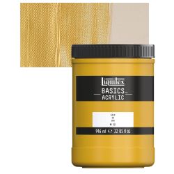 Liquitex basics large 32 oz Jars Gold