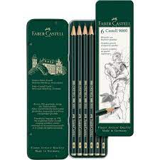 Castell 9000 Pencil Sets, 6-Pencil Set