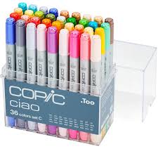 Copic Ciao Marker Set, 36-Color Set C
