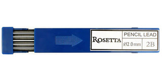 Rosetta Da Vinci Leadholder Graphite Leads, 2 mm, 2B
