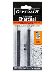 Compressed Charcoal Sets, 2B Soft