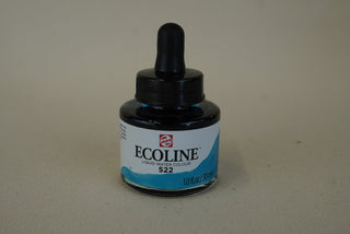 Royal Talens Ecoline Liquid Watercolor turquoise blue 522