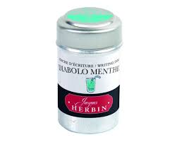 Fountain Pen Ink - Diabolo Menthe - Cartridge