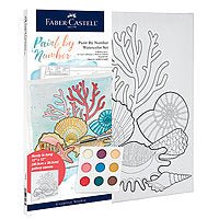 Paint By Number Watercolor Sets, Coastal