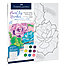 Paint By Number Watercolor Sets, Succulents
