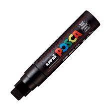 Posca extra fine tip Black PC-17K extra-broad Rectangular Chisel