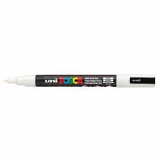Posca extra fine tip marker white PC-3M Bullet