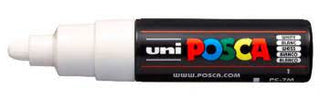 Posca extra fine tip marker white PC-7M Broad Bullet