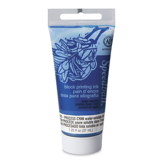 Block Printing Water Soluble Ink Process Cyan 1.25