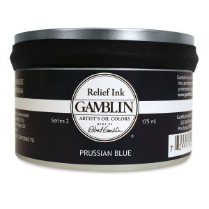 Gamblin Oil Relief Inks Prussian Blue