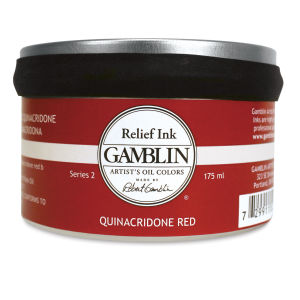 Gamblin Oil Relief Inks Quinacridone red