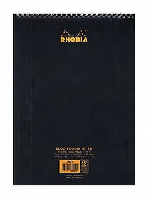 Wirebound Notebooks Rhodia  	graph, 8 1/4 in. x 12 1/2 in
