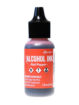 Tim Holtz Alcohol Inks red pepper, 0.5 oz., bottle