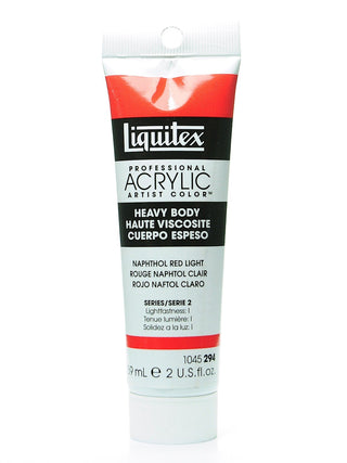 Heavy Body Professional Artist Acrylic Naphthol Red Light, 2 oz.