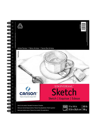 Universal Heavyweight Sketch Pads 11 in. x 14 in., 100 sheets