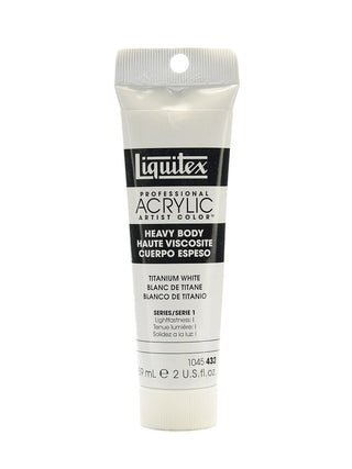Heavy Body Professional Artist Titanium White, 2 oz.