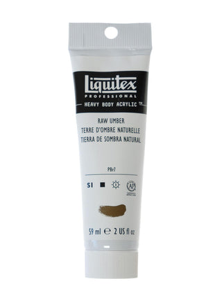 Heavy Body Professional Artist Acrylic Raw Umber, 2 oz.