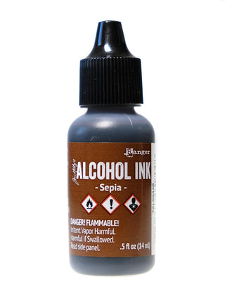 Tim Holtz Alcohol Inks sepia, 0.5 oz., bottle