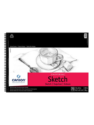 Universal Heavyweight Sketch Pads 18 in. x 24 in., 35 sheets