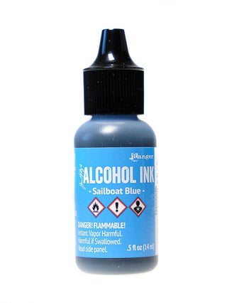 Tim Holtz Alcohol Inks sail boat blue, 0.5 oz., bottle