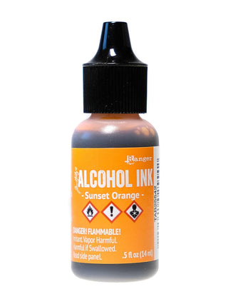 Tim Holtz Alcohol Inks sunset orange, 0.5 oz., bottle