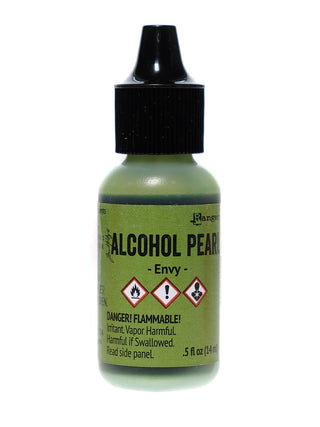 Tim Holtz Alcohol Pearls envy, 0.5 oz., bottle
