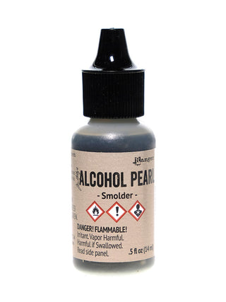 Tim Holtz Alcohol Pearls smolder, 0.5 oz., bottle