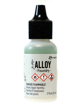 Tim Holtz Alcohol Ink Alloys 0.5 fl. oz., bottle, foundry
