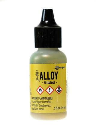 Tim Holtz Alcohol Ink Alloys 0.5 fl. oz., bottle, Gilded