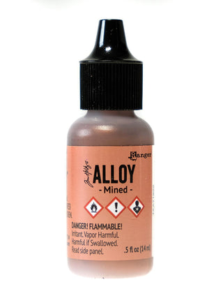 Tim Holtz Alcohol Ink Alloys 0.5 fl. oz., bottle, mined