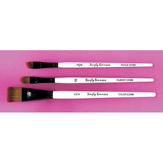 Simply Simmons Short Handle Brushes, Round, 4